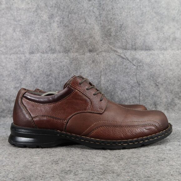 Dockers Shoes Mens 10 Derby Oxford Casual Classic Leather Comfort Dressy Brown main image 4